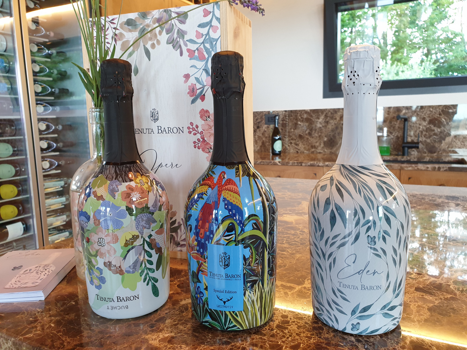 Limited edition bottles of Tenuta Baron Tenuta Baron wine limited editions